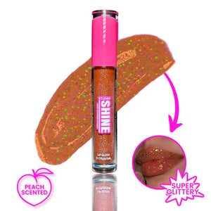 STUNN SHINE: Holographic Glitter Chocolate Lipgloss