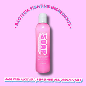 Peppermint and Oregano Feminine Wash for Balanced pH, Odor Elimination, Dry and Itchy Skin with Aloe Vera and Sea Salt