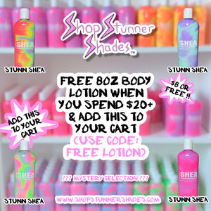 FREE 8OZ BODY LOTION